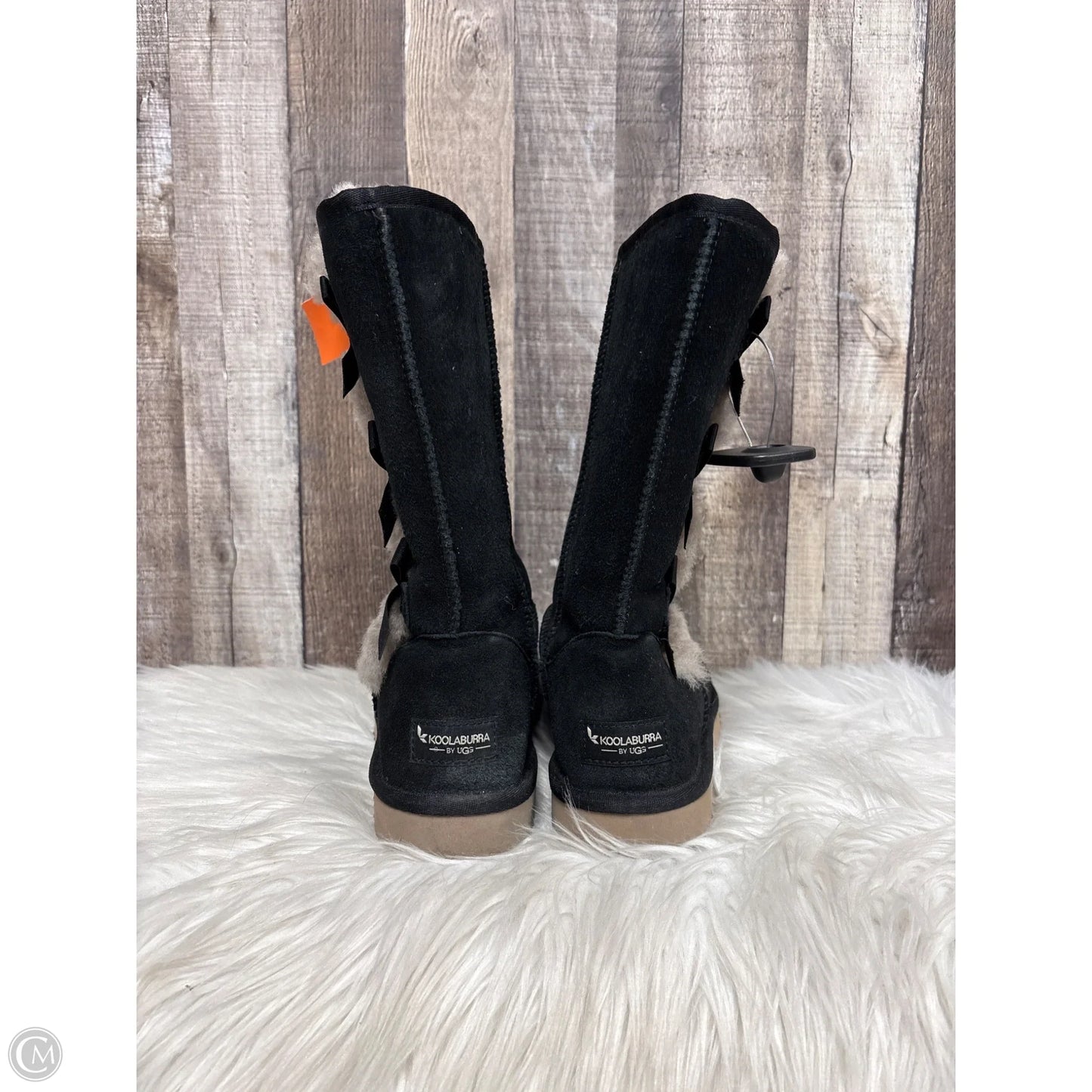 Boots Mid-calf Flats By Koolaburra By Ugg In Black, Size: 8