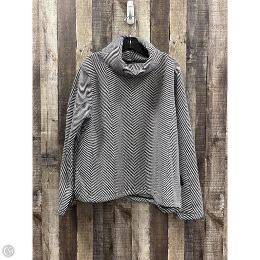 Top Long Sleeve By J. Crew In Black & White, Size: Xl