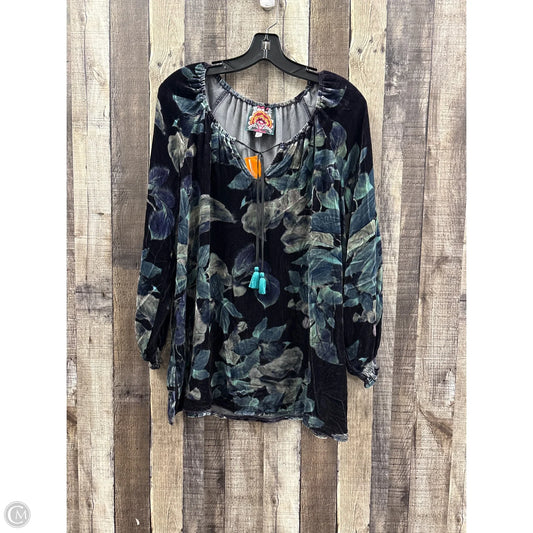 Top Long Sleeve By Johnny Was In Multi-colored, Size: M