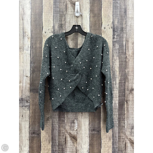 Sweater By Express In Grey, Size: Xxs