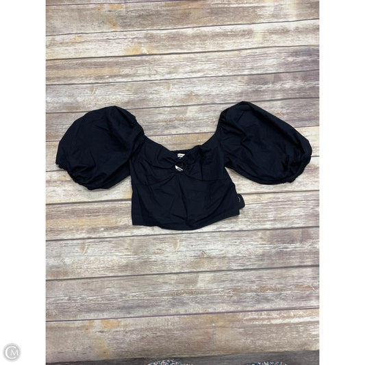 Top Short Sleeve By Abercrombie And Fitch In Black, Size: S