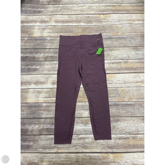 Athletic Leggings By Athleta In Maroon, Size: M