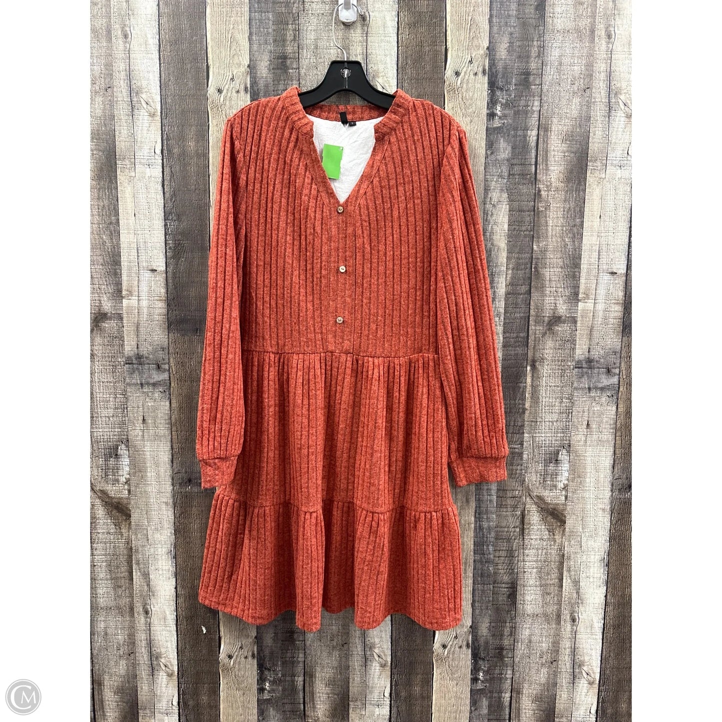 Dress Casual Short By Cme In Red, Size: L