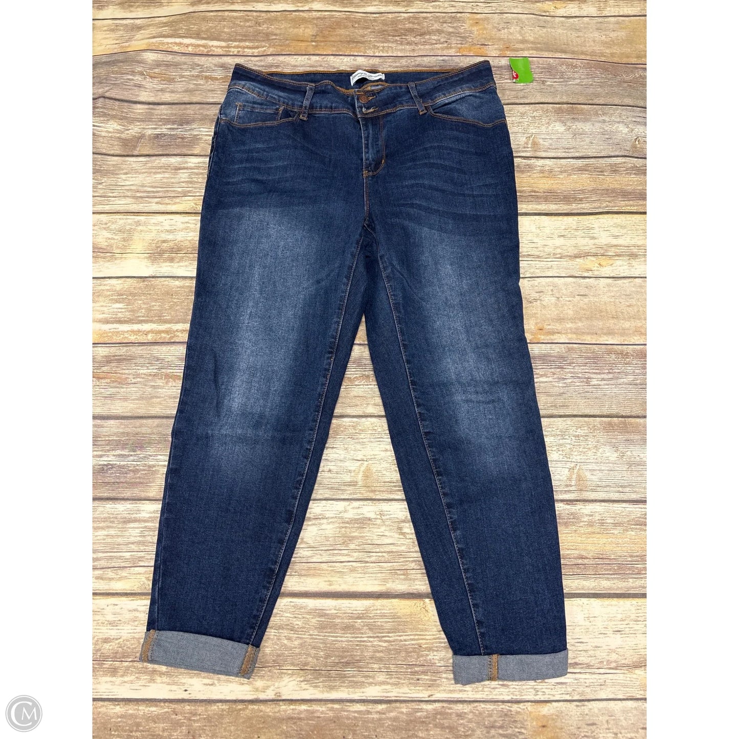Jeans Straight By Cme In Blue Denim, Size: 16