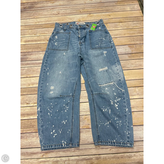 Jeans Wide Leg By Cme In Blue Denim, Size: 8