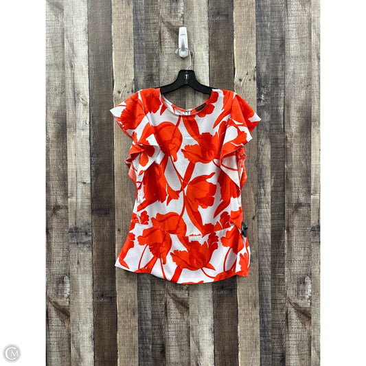 Top Short Sleeve By Ann Taylor In Multi-colored, Size: S