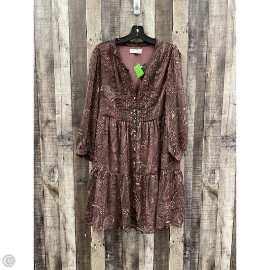 Dress Casual Short By Lucky Brand In Floral Print, Size: M