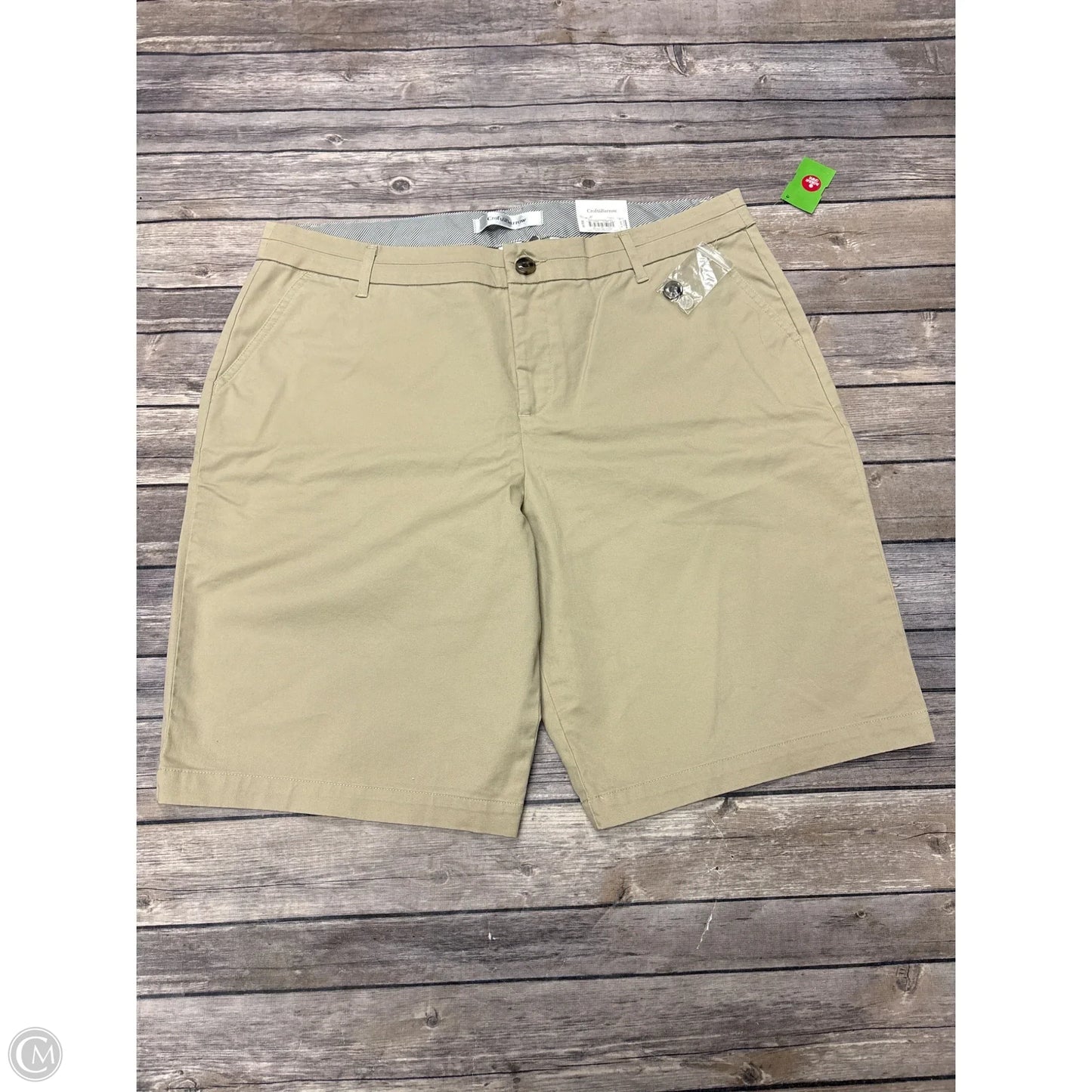 Shorts By Croft And Barrow In Tan, Size: 16