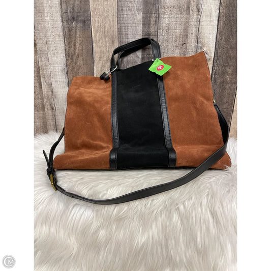 Tote Leather By Fossil, Size: Large
