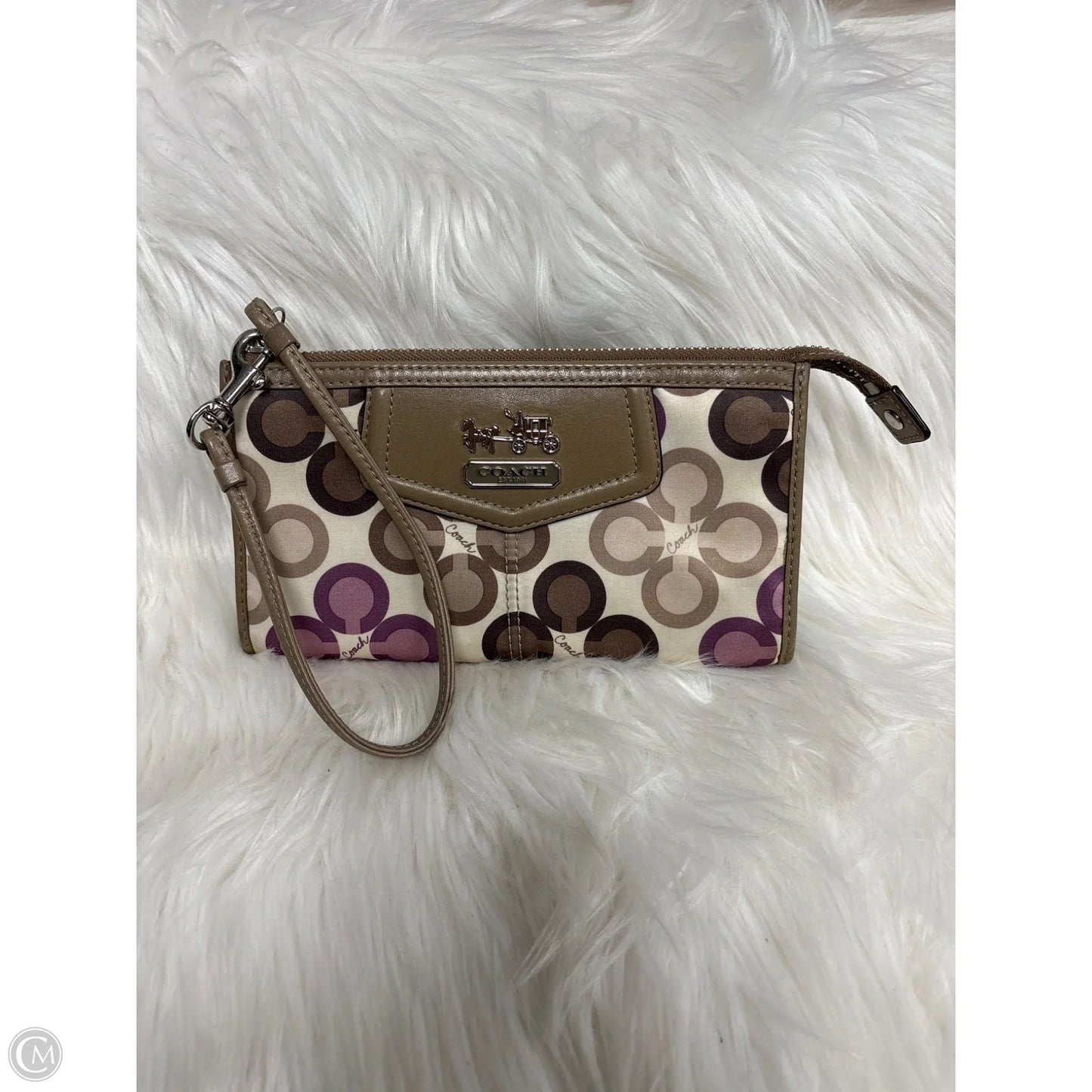 Wristlet Designer By Coach, Size: Medium