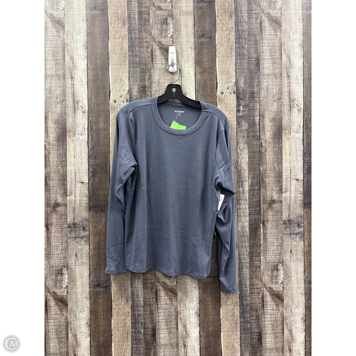 Top Long Sleeve By Old Navy In Grey, Size: 2x