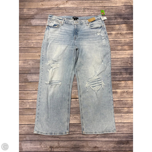 Jeans Wide Leg By Edgely In Blue Denim, Size: 20