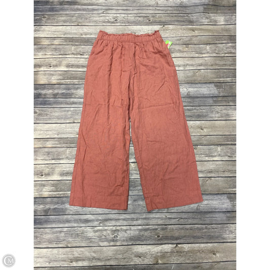Pants Linen By Abercrombie And Fitch In Pink, Size: M