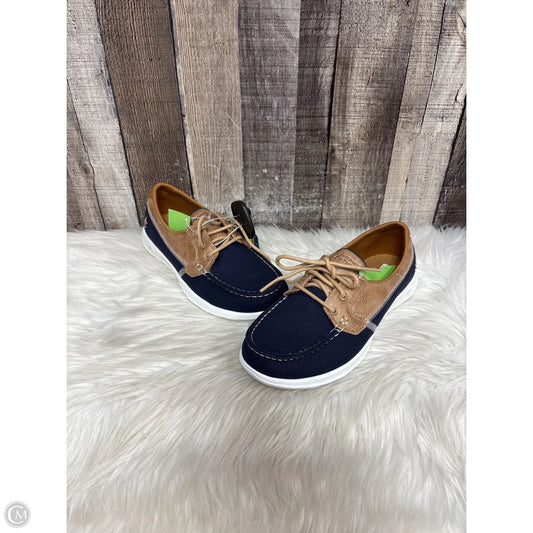 Shoes Athletic By Skechers In Blue & Brown, Size: 7