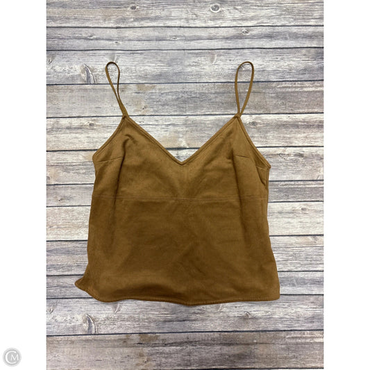 Top Sleeveless By Abercrombie And Fitch In Brown, Size: Xs
