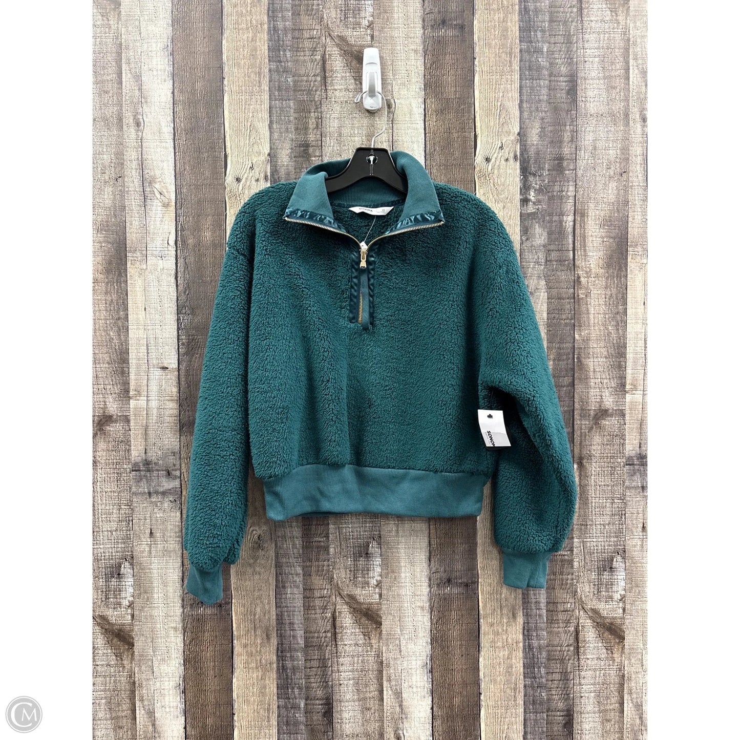 Jacket Fleece By Sonoma In Green, Size: Xs