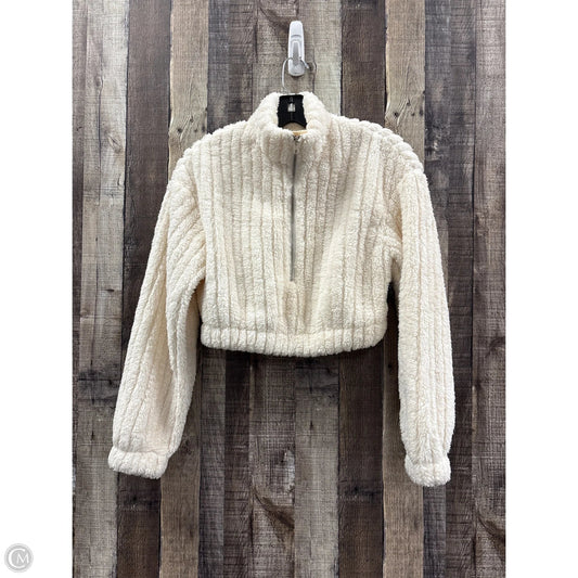 Top Long Sleeve By Shein In Ivory, Size: Xs