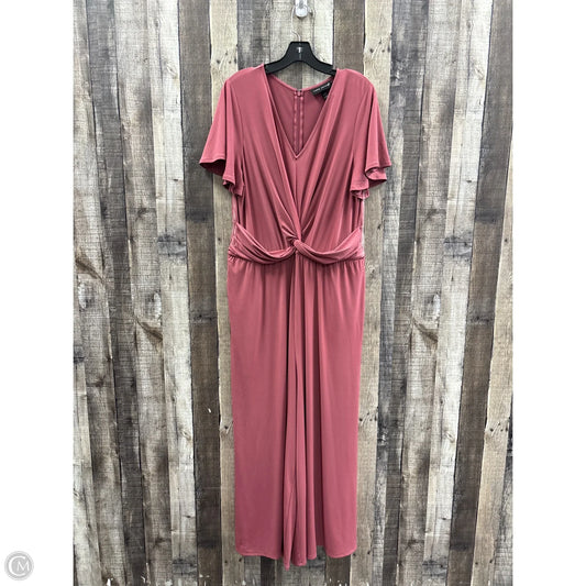 Jumpsuit By Lane Bryant In Pink, Size: Xl