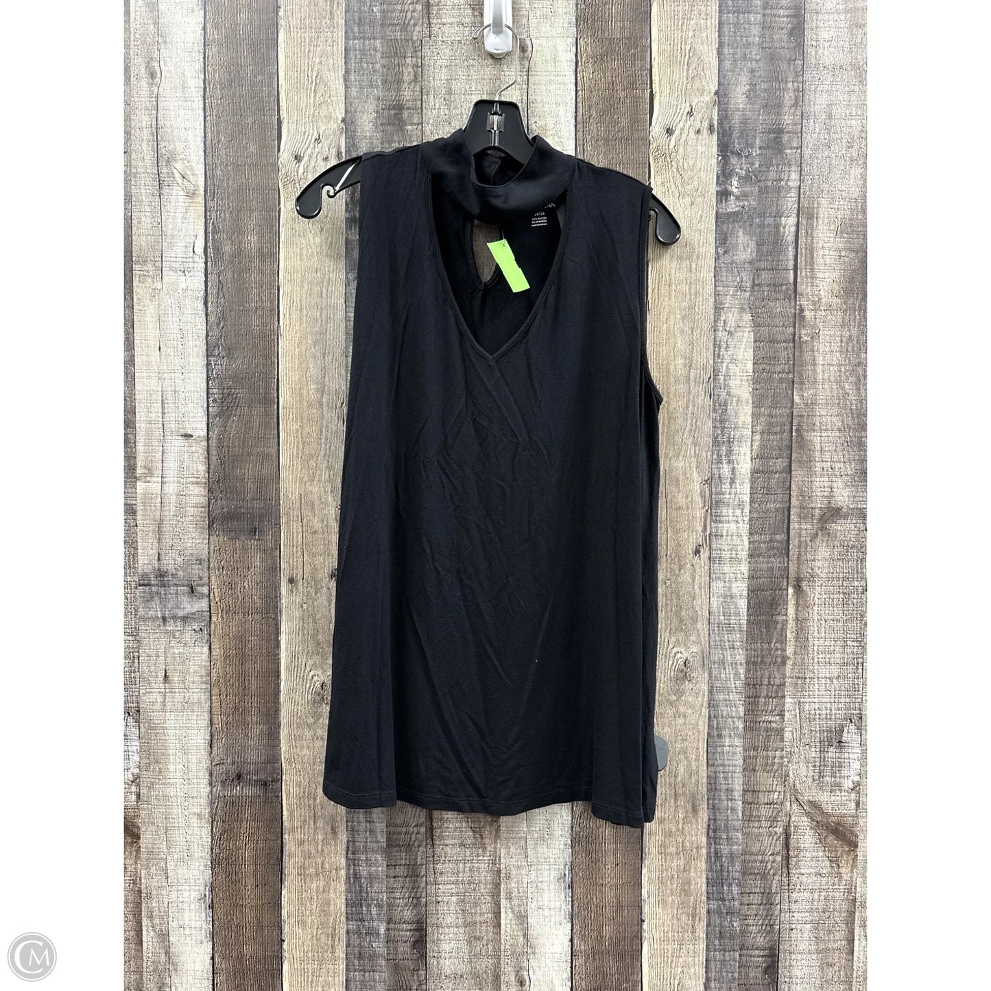 Top Sleeveless By Lane Bryant In Black, Size: Xl