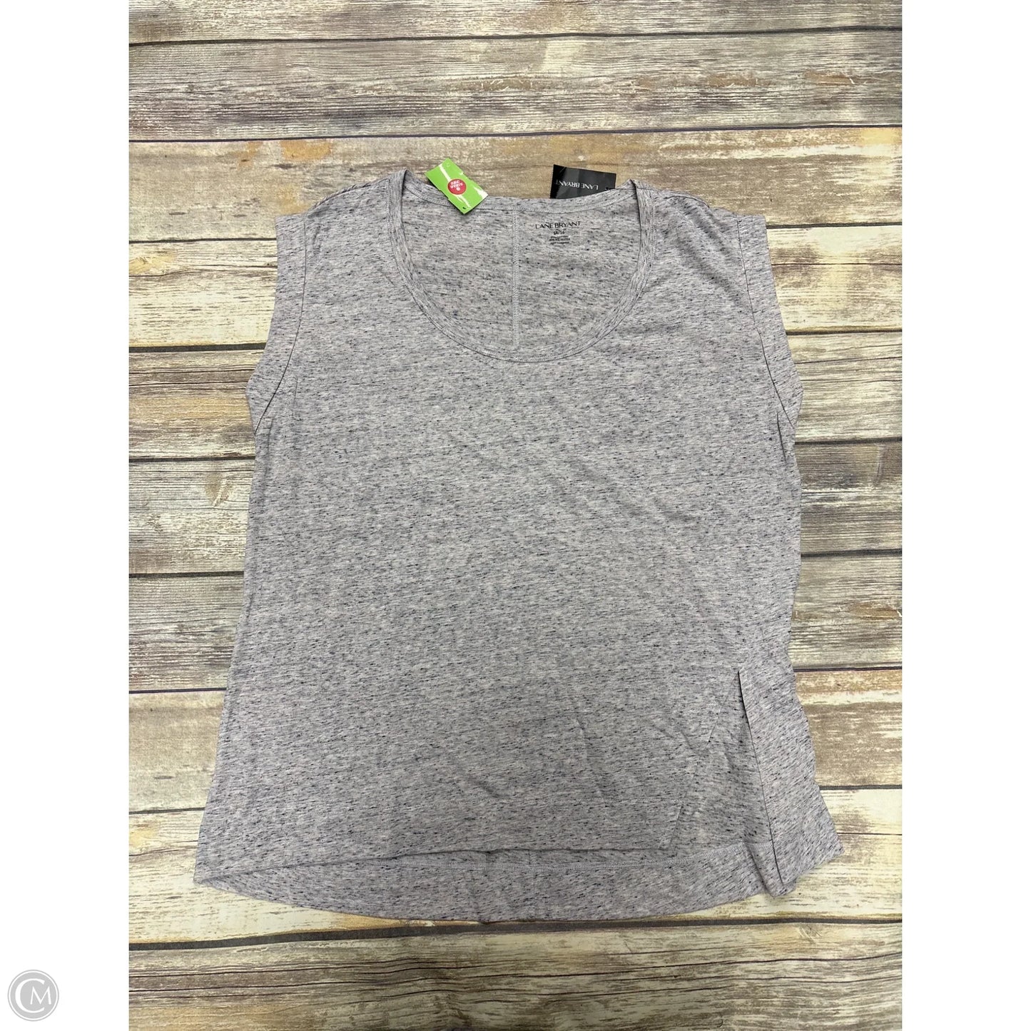 Top Long Sleeve By Lane Bryant In Grey, Size: Xl