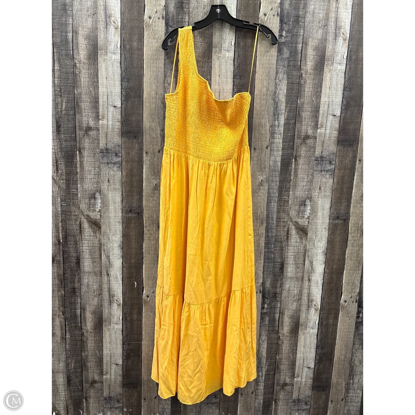 Dress Casual Maxi By Nine West In Yellow, Size: L