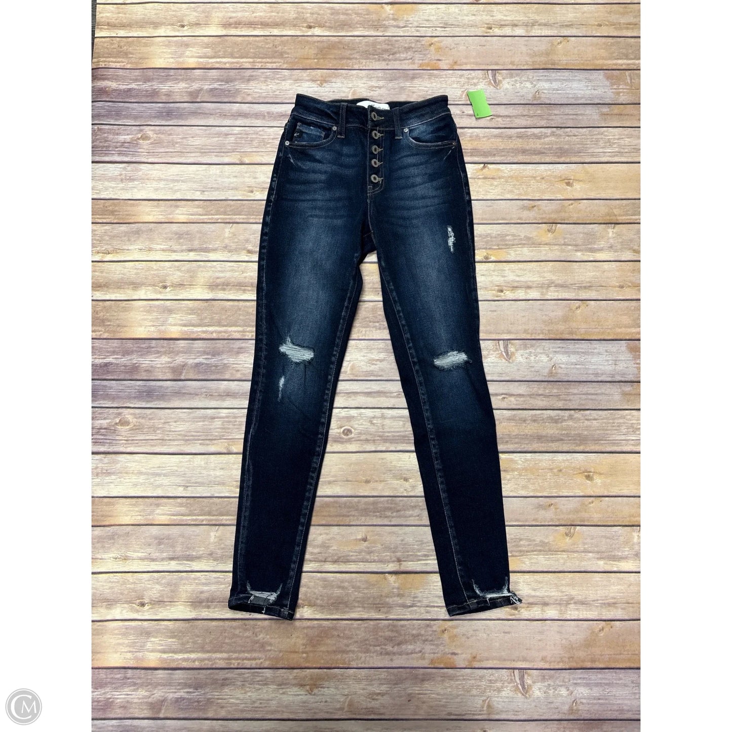 Jeans Straight By Kancan In Blue Denim, Size: 2