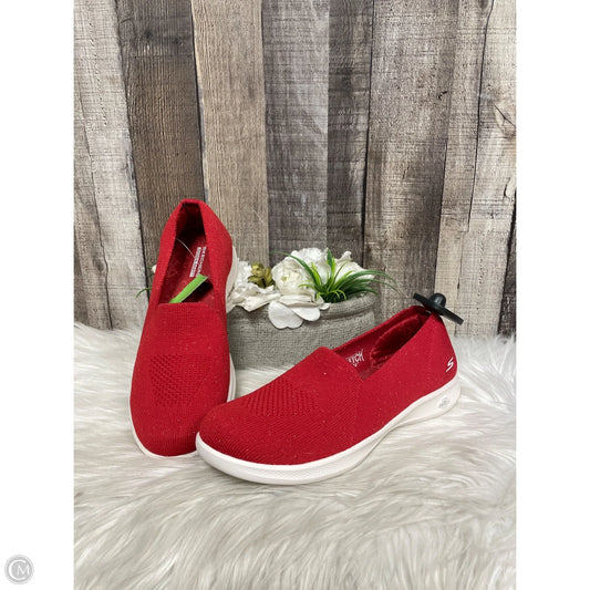 Shoes Flats By Skechers In Red, Size: 7.5