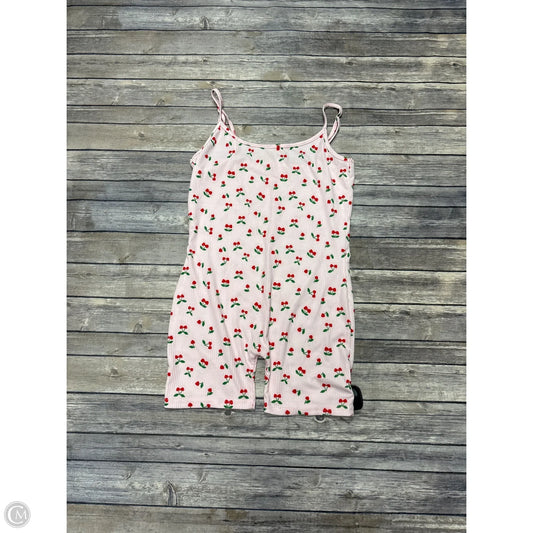 Romper By Rampage In Pink & Red, Size: M