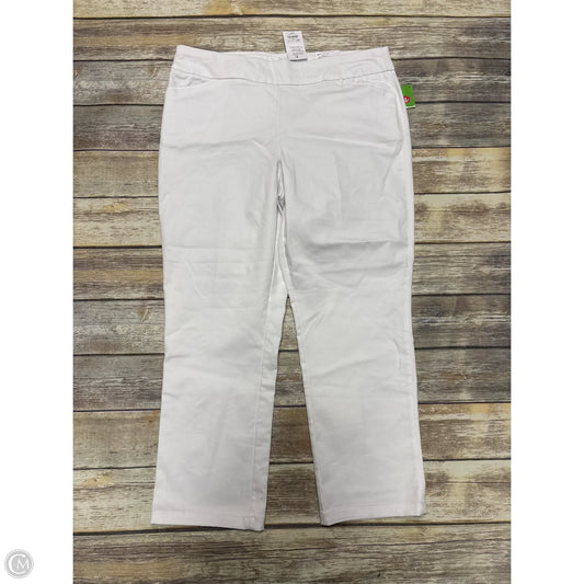 Pants Other By Croft And Barrow In White, Size: 18