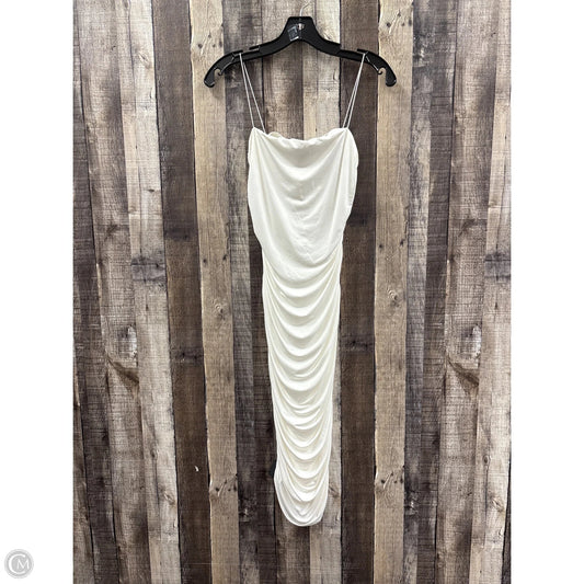 Dress Casual Midi By Windsor In White, Size: M