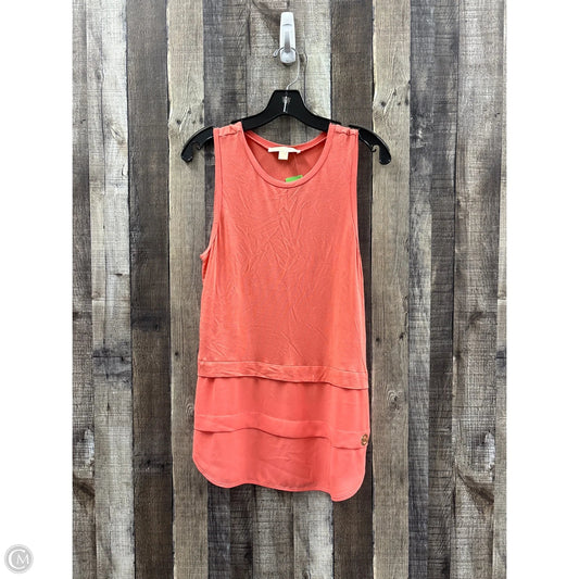 Top Sleeveless By Michael Kors In Orange, Size: M