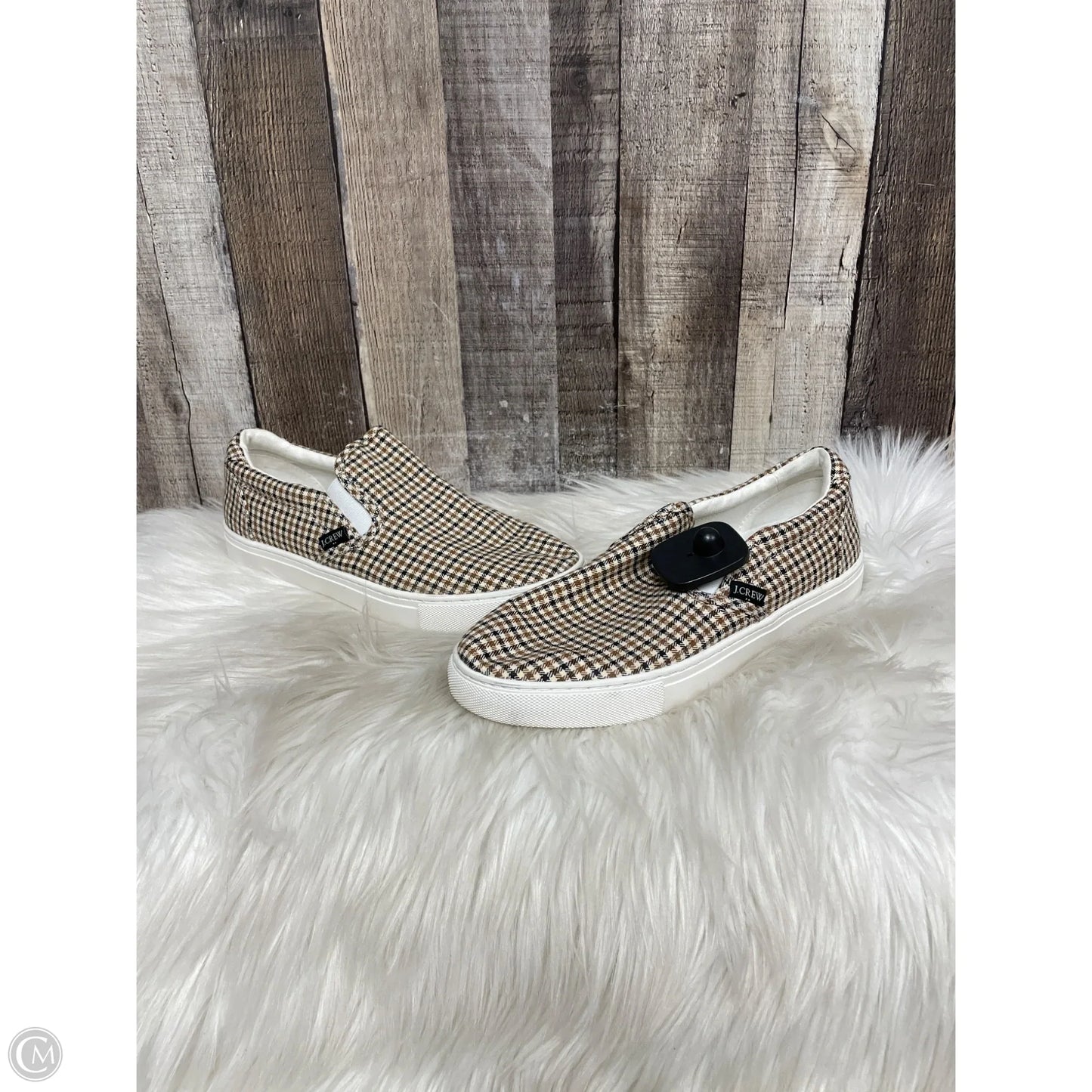 Shoes Flats By J. Crew In Checkered Pattern, Size: 8.5