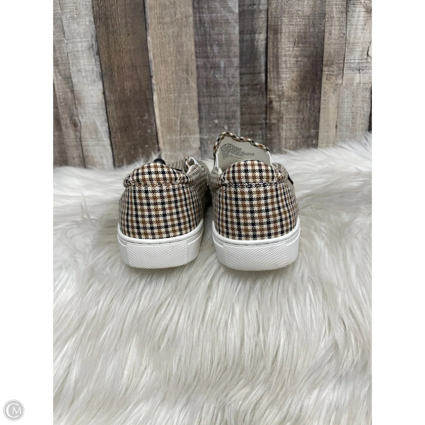 Shoes Flats By J. Crew In Checkered Pattern, Size: 8.5