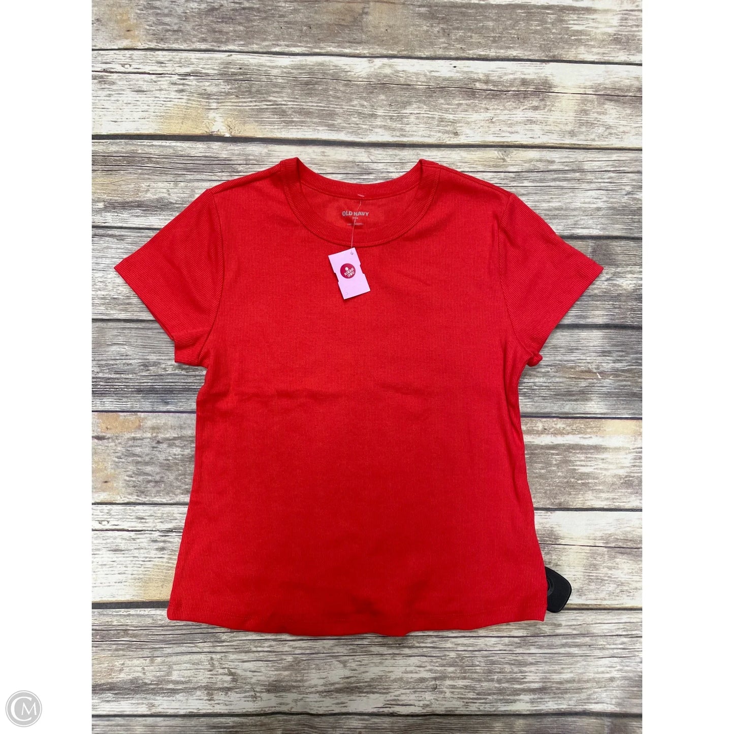 Top Short Sleeve By Old Navy In Orange, Size: L