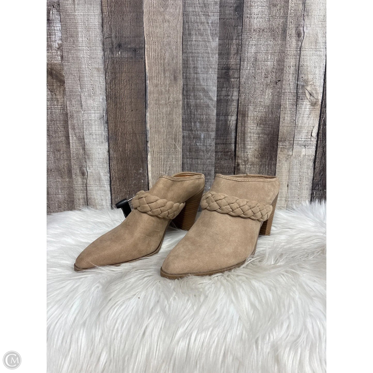 Shoes Heels Block By Universal Thread In Tan, Size: 11