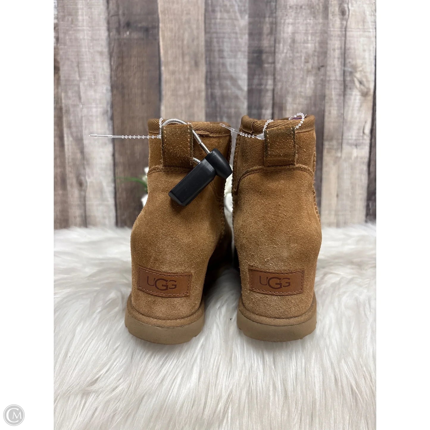 Boots Designer By Ugg In Brown, Size: 7.5