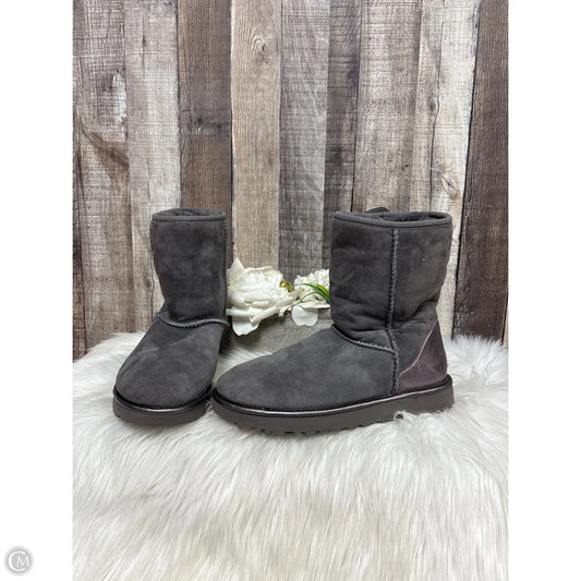 Boots Designer By Ugg In Grey, Size: 6