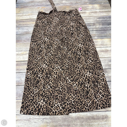 Pants Wide Leg By Loft In Animal Print, Size: Xl