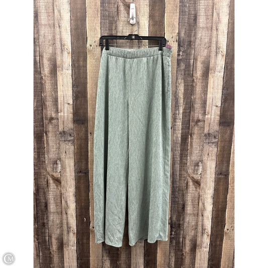 Pants Wide Leg By Abercrombie And Fitch In Green, Size: L