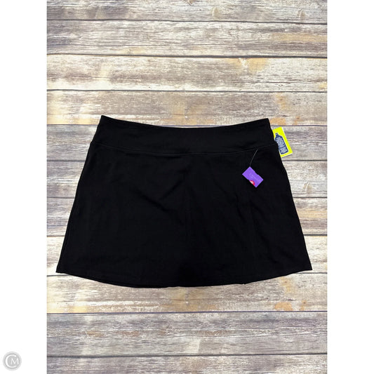 Athletic Skort By Clothes Mentor In Black, Size: 2x