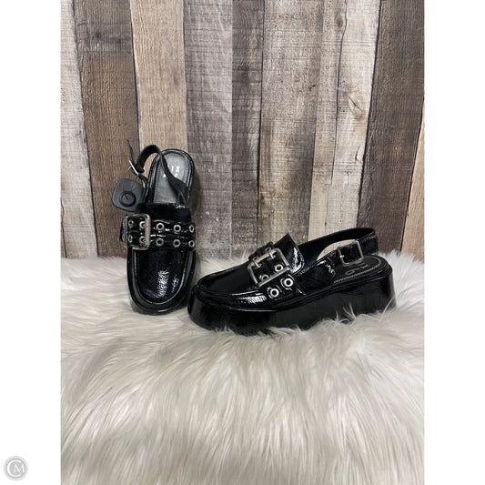 Sandals Heels Block By Mix No 6 In Black, Size: 6