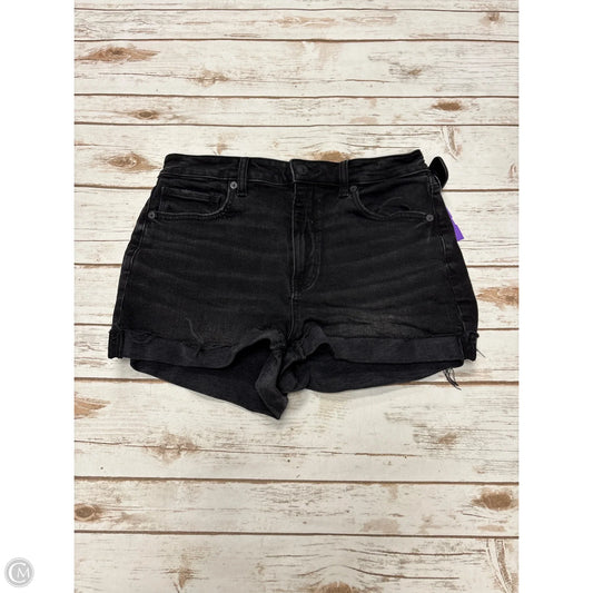 Shorts By American Eagle In Black Denim, Size: 6