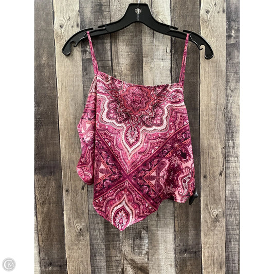 Top Sleeveless By Ro & De In Pink, Size: M