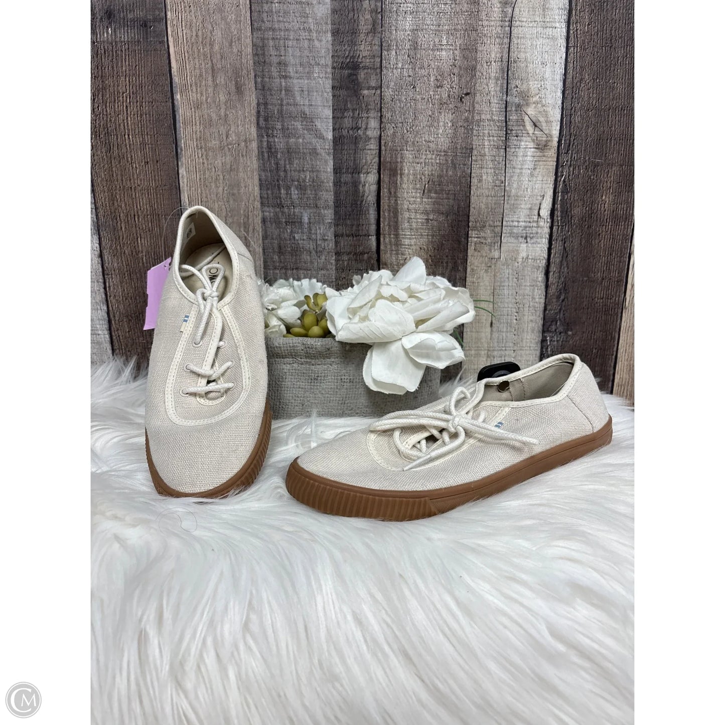 Shoes Flats By Toms In Tan, Size: 8