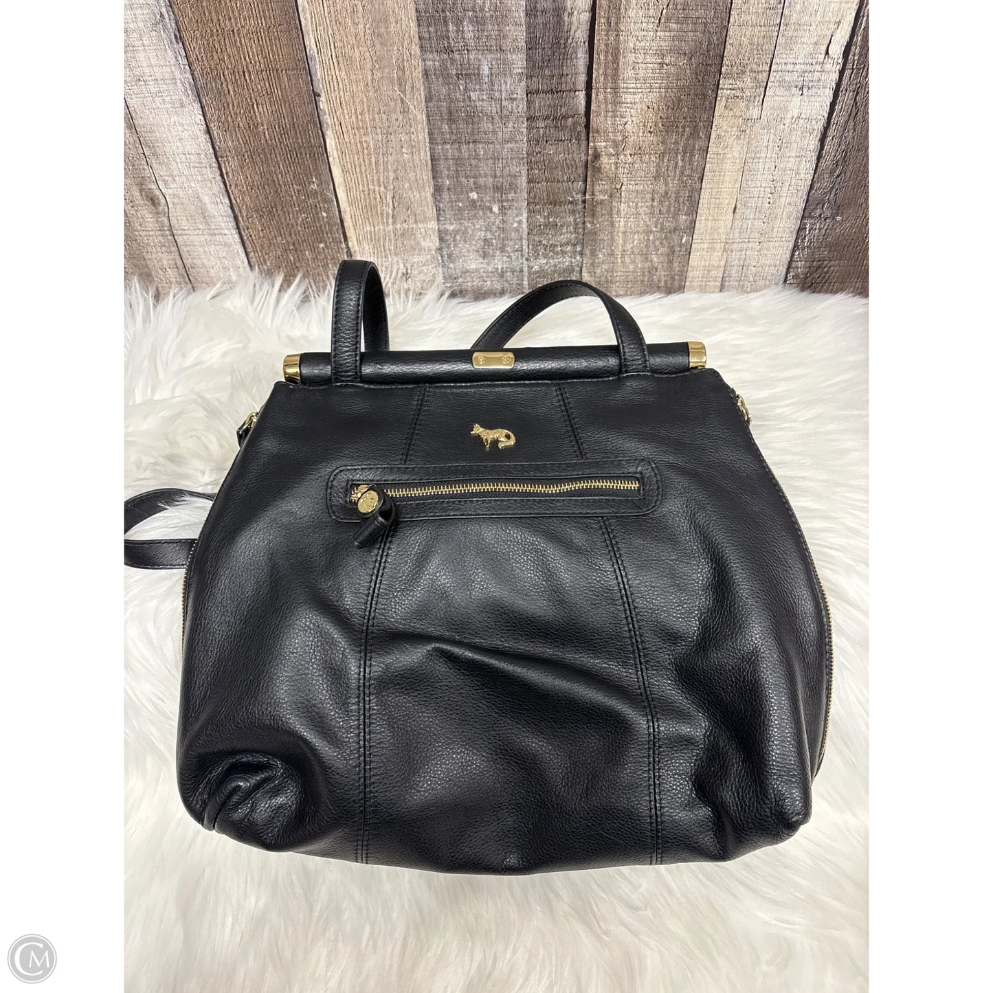 Handbag Leather By Clothes Mentor, Size: Large
