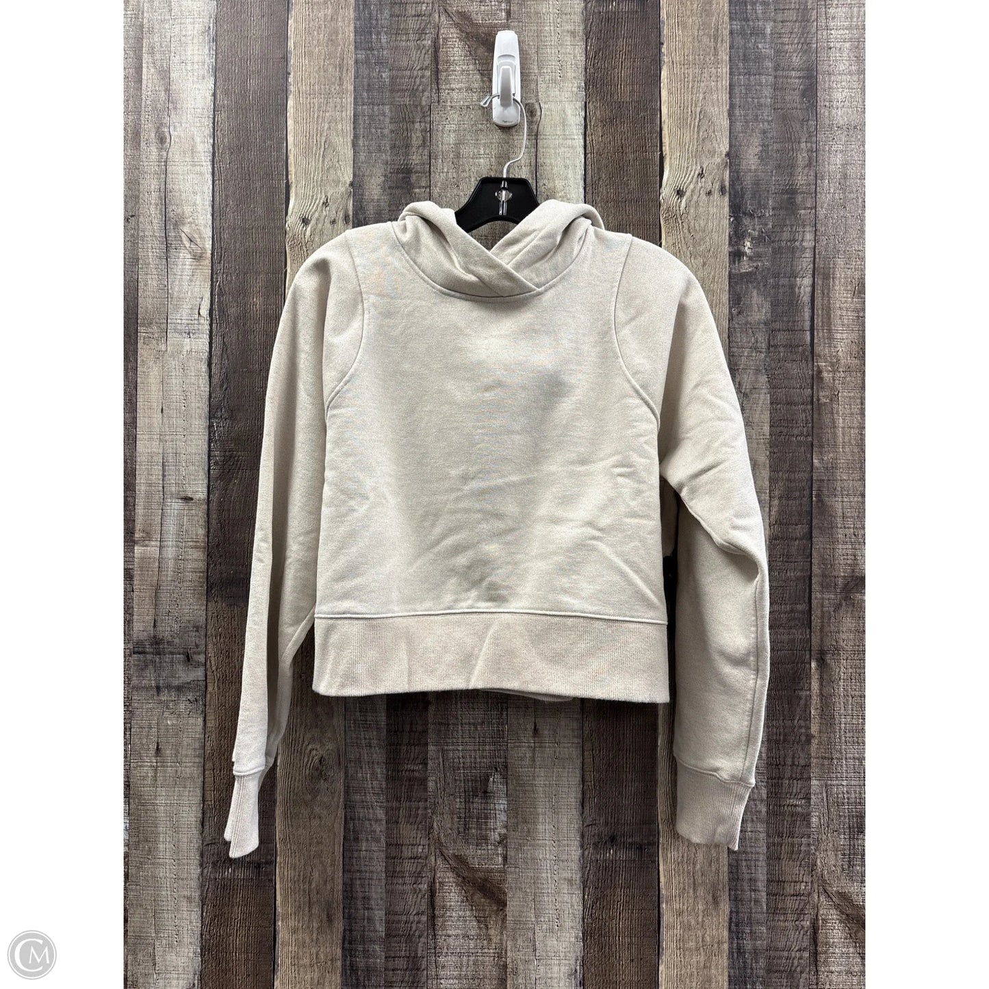 Sweatshirt Hoodie By Lululemon In Tan, Size: 8