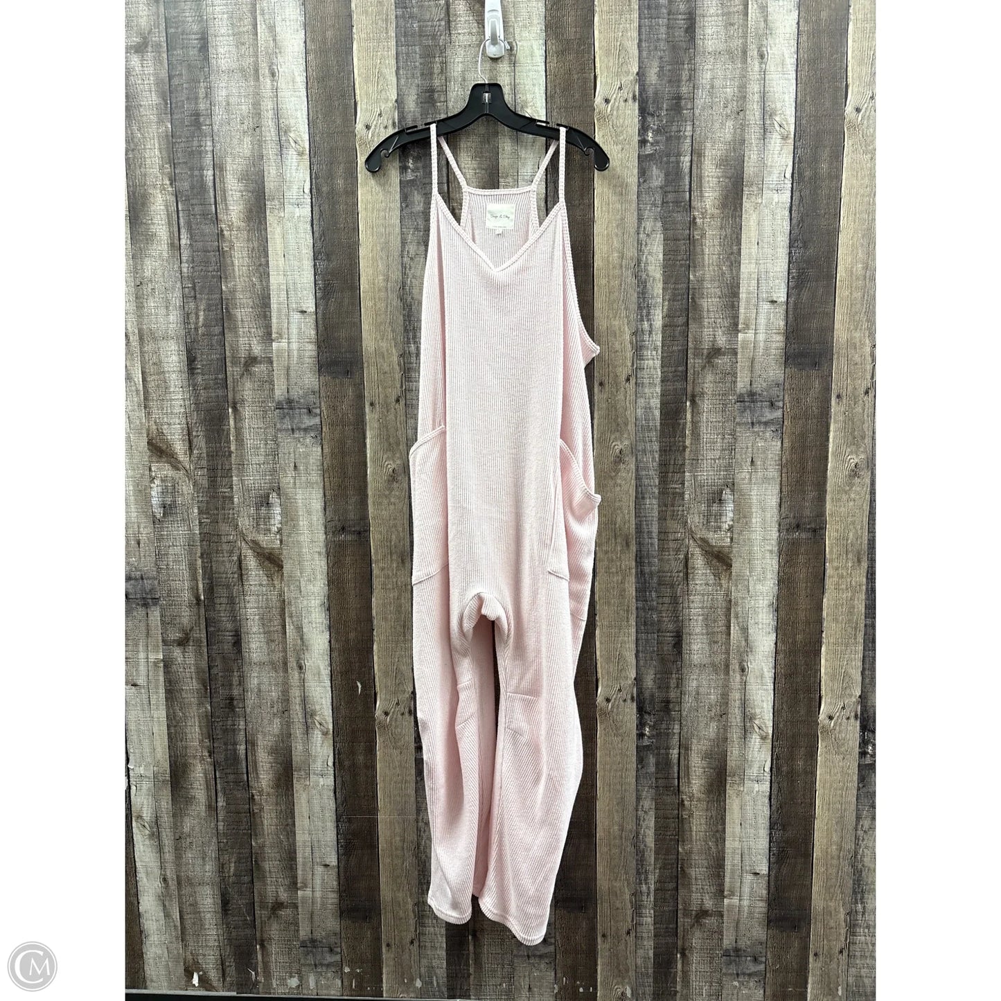 Jumpsuit By Cme In Pink, Size: Xl