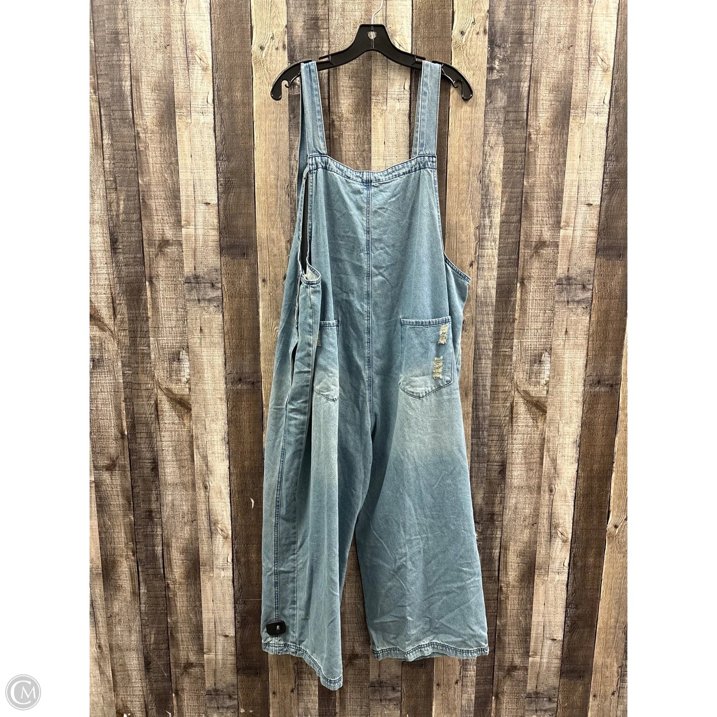 Overalls By Cmf In Blue Denim, Size: Xxl