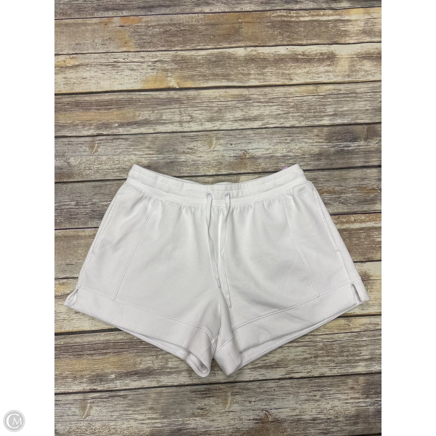 Athletic Shorts By Dsg Outerwear In White, Size: L