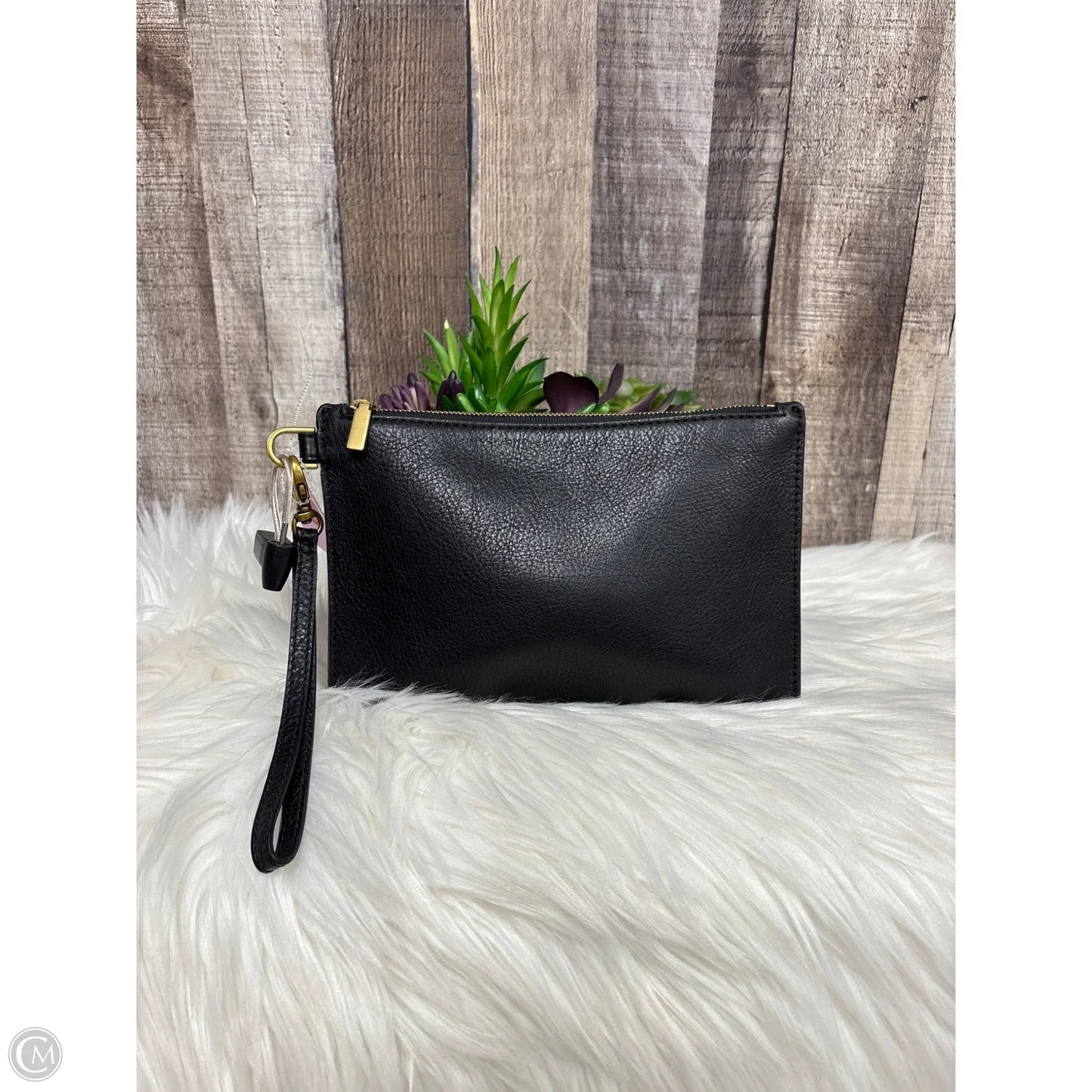 Wristlet Leather By Fossil, Size: Medium